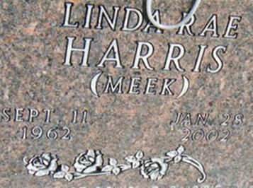 Linda Rae Meek Harris on Sysoon