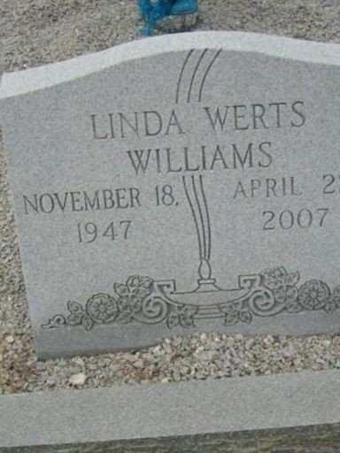 Linda Werts Williams on Sysoon