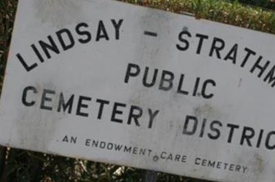 Lindsay-Strathmore Cemetery on Sysoon