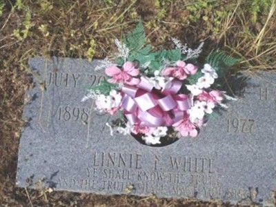 Linnie F White on Sysoon