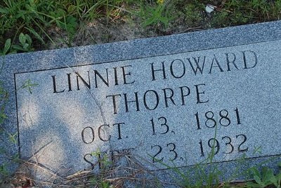 Linnie H Howard Thorpe on Sysoon