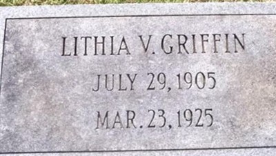 Lithia V. Griffin on Sysoon