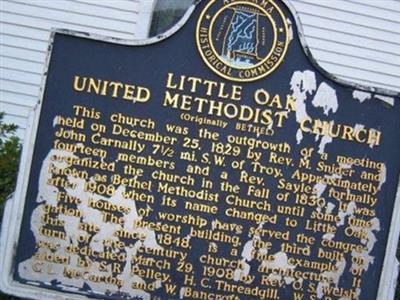 Little Oak Cemetery on Sysoon