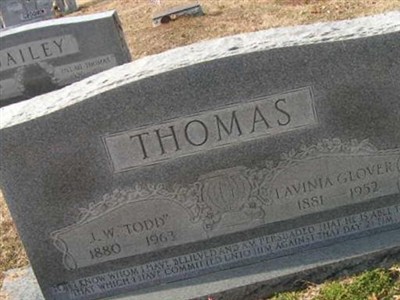Livinia Glover THOMAS on Sysoon