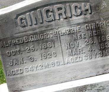 Lizzie Herr Gingrich on Sysoon