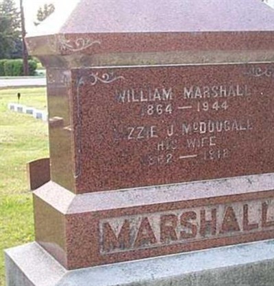 Lizzie J. McDougall Marshall on Sysoon