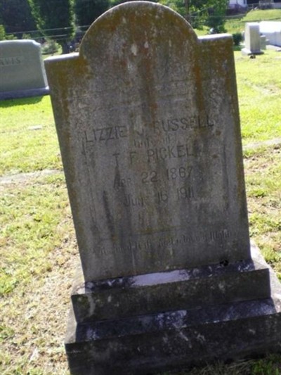 Lizzie J Russell Pickel on Sysoon
