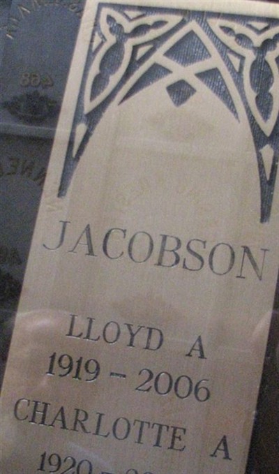 Lloyd A Jacobson on Sysoon