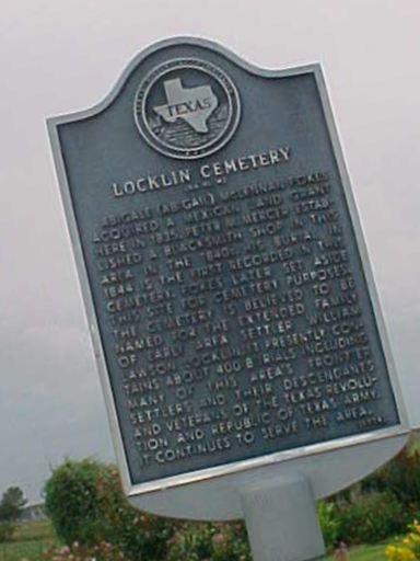 Locklin Cemetery on Sysoon