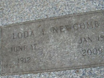 Loda Irene Newcomb on Sysoon