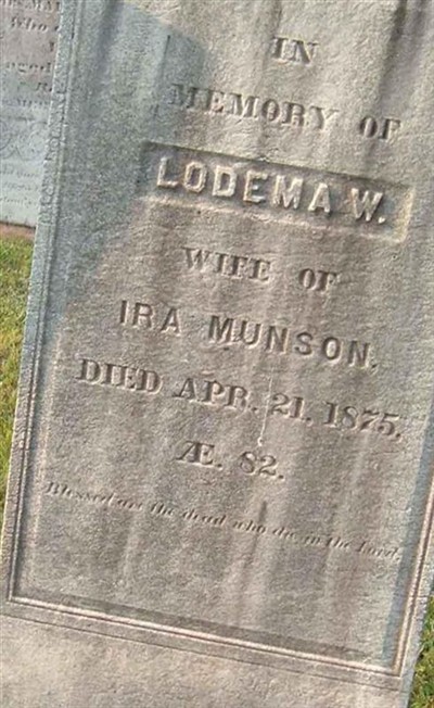 Lodema W Munson on Sysoon