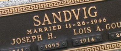 Lois A Gould Sandvig on Sysoon