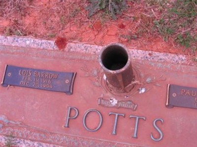 Lois Barrow Potts on Sysoon