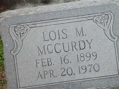 Lois Mae Gooding McCurdy on Sysoon