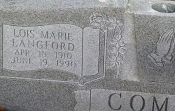 Lois Marie Langford Combs on Sysoon