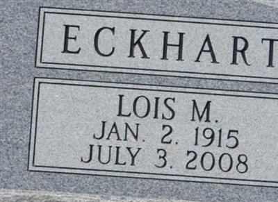 Lois Minnie Eckhart on Sysoon