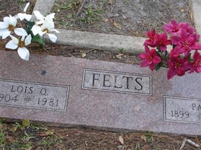 Lois O. Felts on Sysoon