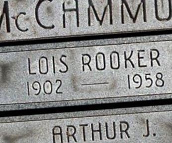 Lois Rooker McCammon on Sysoon
