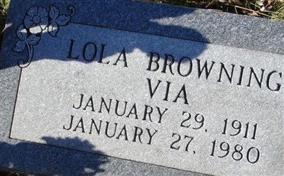 Lola Browning Via on Sysoon