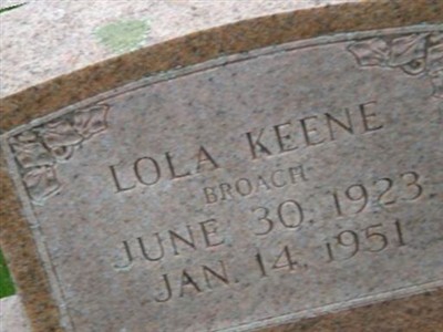 Lola Keene Broach on Sysoon