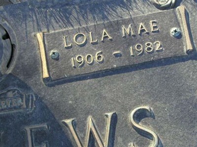 Lola Mae Cothran Mathews on Sysoon