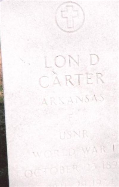 Lon D Carter on Sysoon