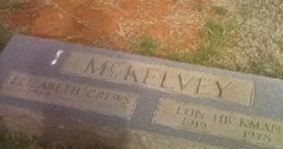 Lon Hickman McKelvey on Sysoon