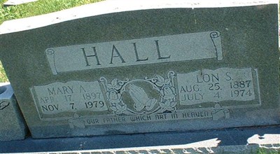 Lon S Hall on Sysoon