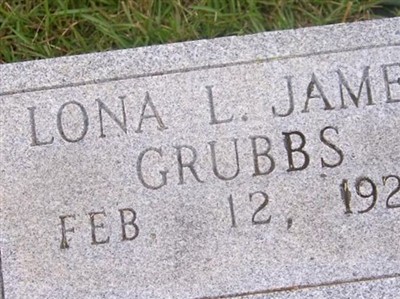 Lona L. James Grubbs on Sysoon