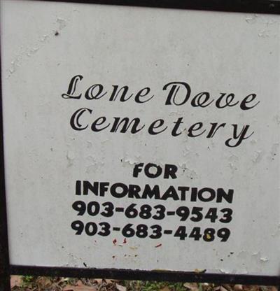 Lone Dove Cemetery on Sysoon