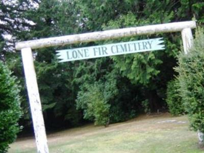 Lone Fir Cemetery on Sysoon