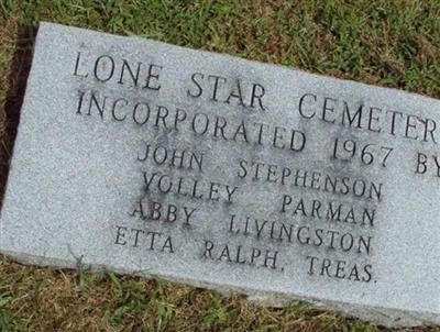 Lone Star Cemetery on Sysoon