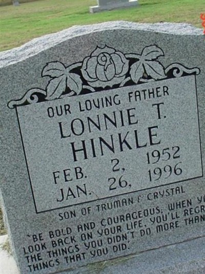 Lonnie T Hinkle on Sysoon