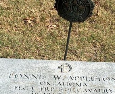 Lonnie W. Appleton on Sysoon