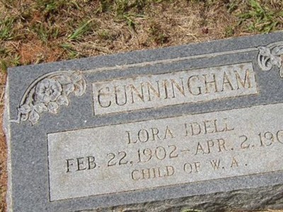 Lora Idell Cunningham on Sysoon