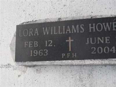 Lora Williams Howell on Sysoon