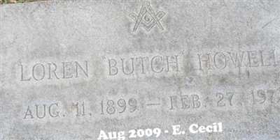 Loren "Butch" Howell on Sysoon