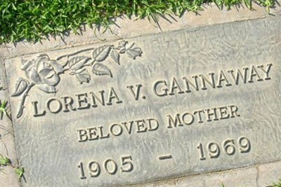 Lorena Velma Gannaway on Sysoon