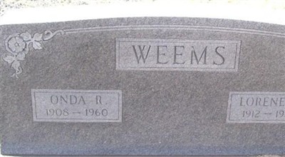 Lorene A. Weems on Sysoon