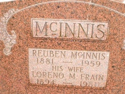 Loreno Margaret Frain McInnis on Sysoon