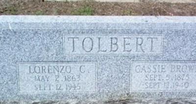 Lorenzo C. Tolbert on Sysoon