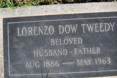 Lorenzo Dow Tweedy, Jr on Sysoon