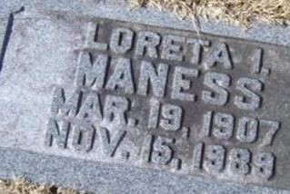 Loreta I Maness on Sysoon