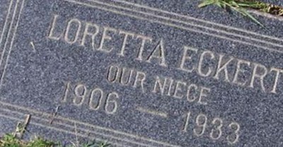 Loretta Eckert on Sysoon