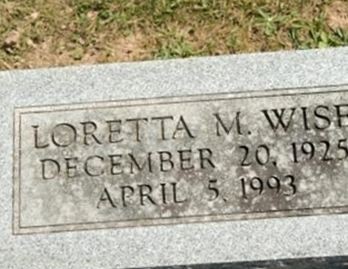 Loretta M. Wise on Sysoon