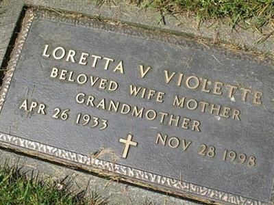 Loretta V. Bell Violette on Sysoon