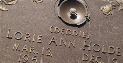 Lorie Ann "Deddie" Holder on Sysoon