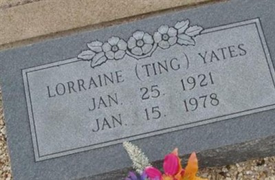 Lorraine "Ting" Yates on Sysoon