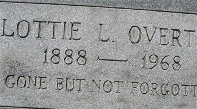 Lottie L. Overton on Sysoon