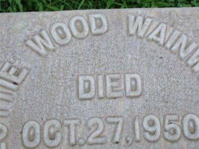 Lottie May (Wood) Wainwright on Sysoon
